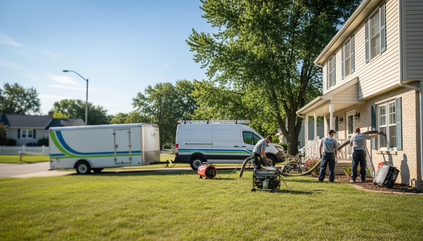 Flooded Basement Restoration And Cleanup With Repair in Tennessee, IL near me